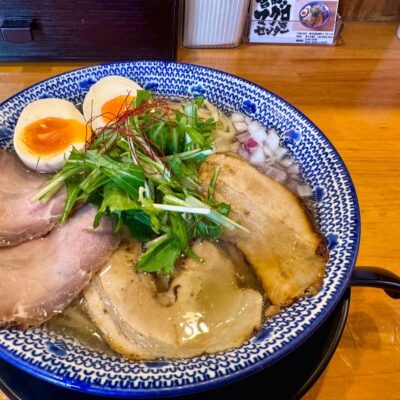 吉岡マグロ節センターのプレミアム マグロ節中華そば2