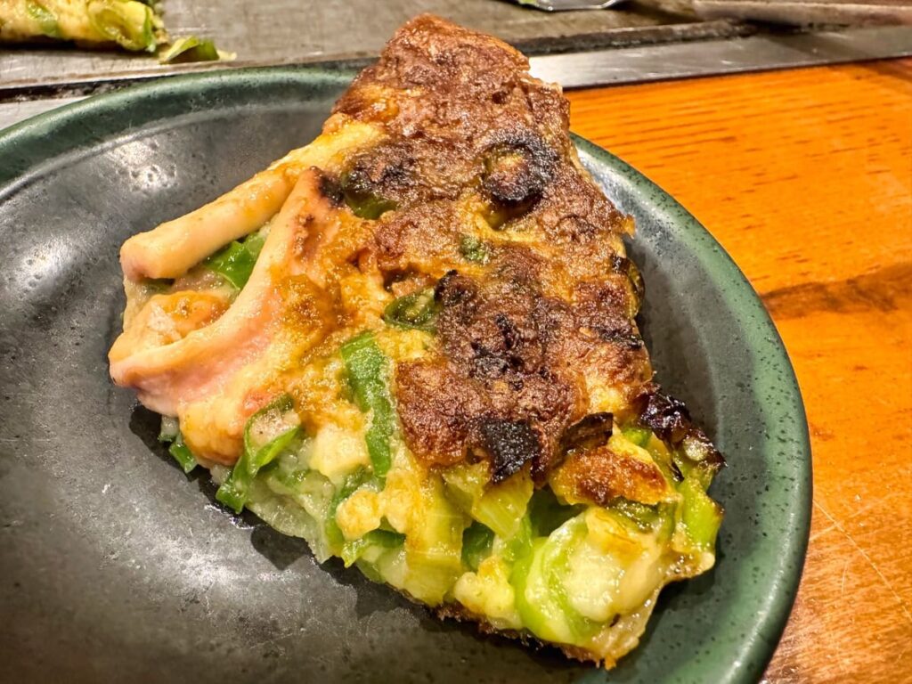 福太郎 本店のトリプルねぎ焼 実食