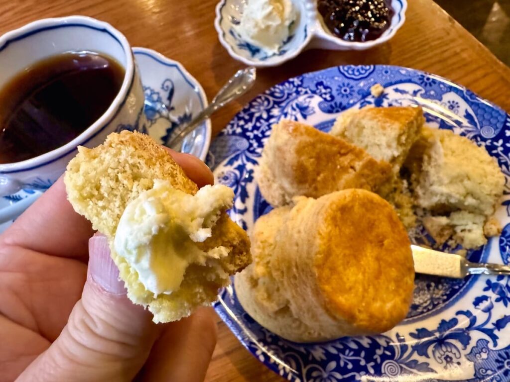 西洋茶館のスコーンセット 実食