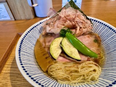 MENYA INOICHI #3の炙り和牛冷やしぶっかけそば 白醤油4