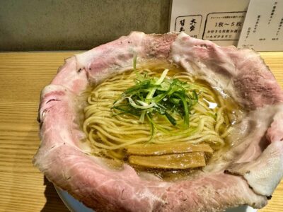 麺屋聖 一乗寺本店の淡竹 チャーシュー5枚3