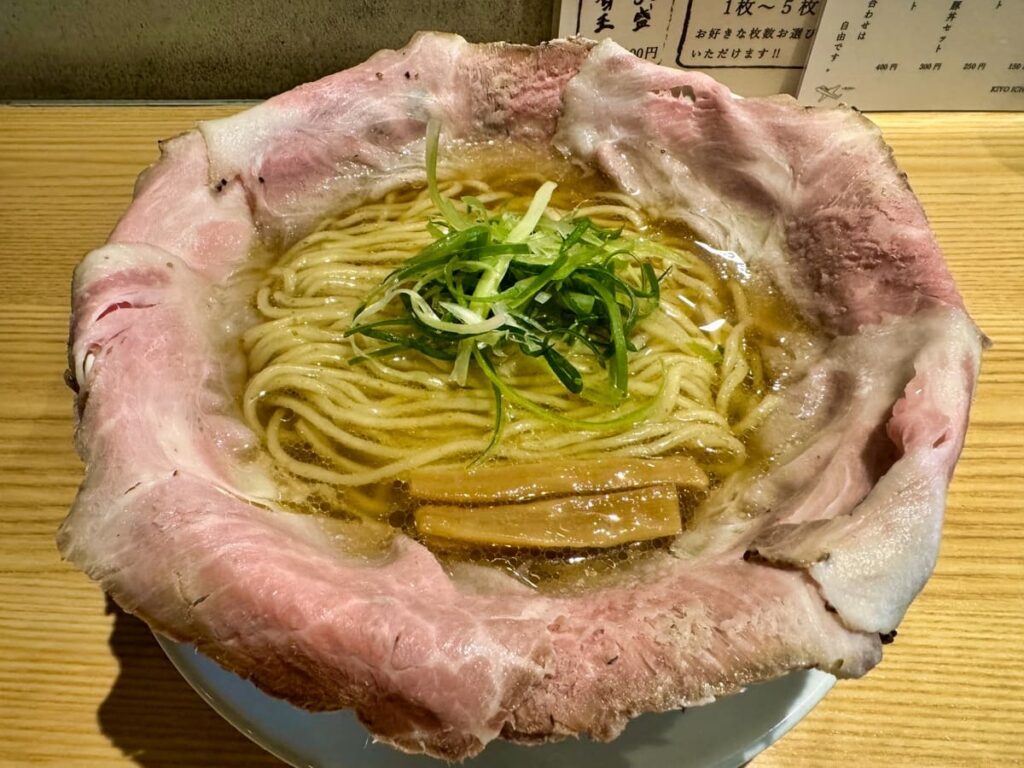 麺屋聖 一乗寺本店の淡竹 チャーシュー5枚1
