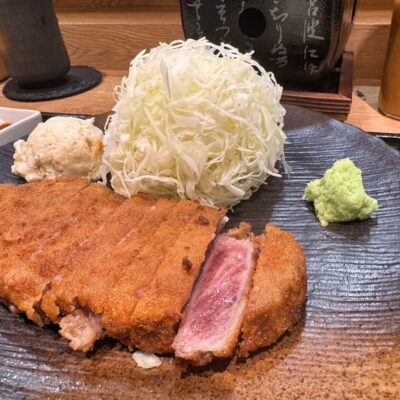 牛かつもと村 京都ポルタ店の牛かつ1枚 近影3