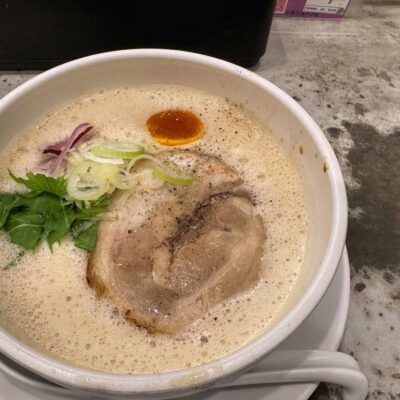 京都鶏白湯純 本店の鶏白湯そば2